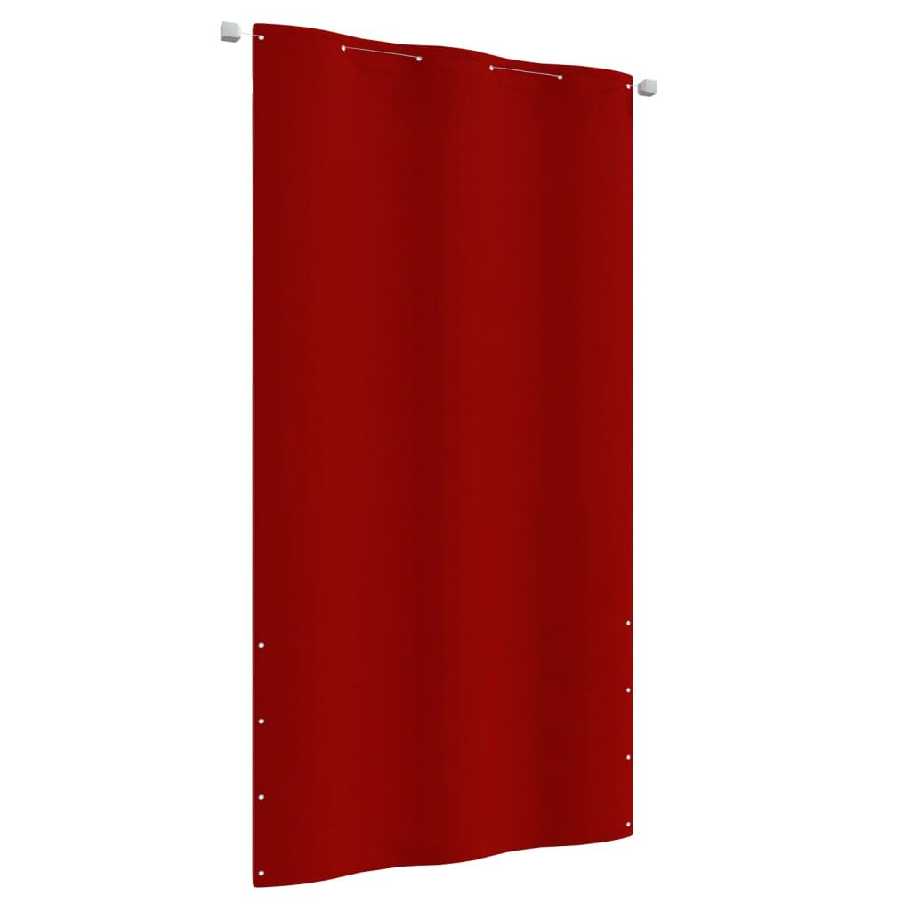 vidaXL Διαχωριστικό Βεράντας Κόκκινο 120 x 240 εκ. Ύφασμα Oxford