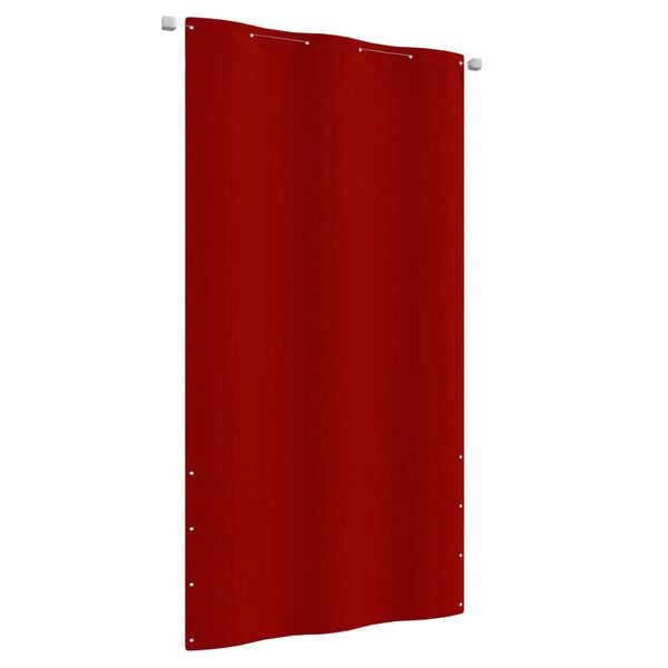 vidaXL Διαχωριστικό Βεράντας Κόκκινο 120 x 240 εκ. Ύφασμα Oxford