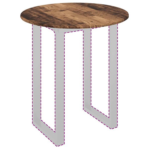 vidaXL &Kappa;&alpha;&pi;ά&kappa;&iota; &tau;&rho;&alpha;&pi;&epsilon;&zeta;&iota;&omicron;ύ &Pi;&alpha;&lambda;&alpha;&iota;ό &xi;ύ&lambda;&omicron; 80 x 80 x 1,5 cm