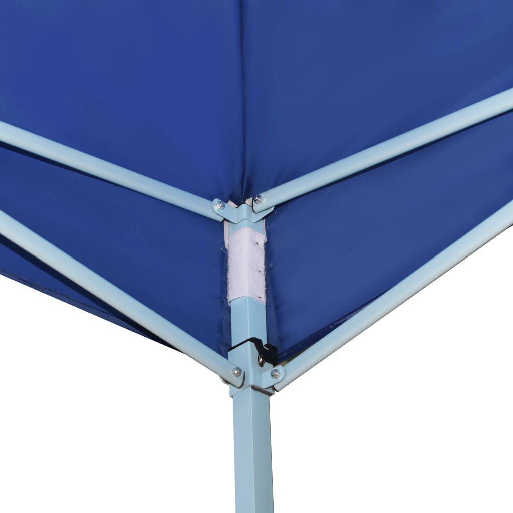 vidaXL Κιόσκι Πτυσσόμενο Μπλε 5 x 5 μ.
