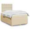 vidaXL &Kappa;&rho;&epsilon;&beta;ά&tau;&iota; Boxspring &mu;&epsilon; &Sigma;&tau;&rho;ώ&mu;&alpha; &Kappa;&rho;&epsilon;&mu; 120x200 &epsilon;&kappa;. &Upsilon;&phi;&alpha;&sigma;&mu;ά&tau;&iota;&nu;&omicron;