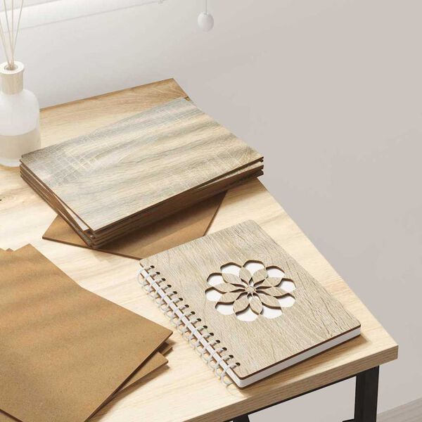 vidaXL Διακοσμητικά Πάνελ 50 pcs Sonoma Δρυς 15 x 21 x 0.3 εκ