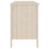 vidaXL Γραφείο HAMAR Καφέ Μελί 113 x 50 x 75 εκ. Μασίφ Ξύλο Πεύκου