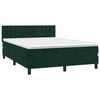 vidaXL &Kappa;&rho;&epsilon;&beta;ά&tau;&iota; Boxspring &mu;&epsilon; &Sigma;&tau;&rho;ώ&mu;&alpha; &Sigma;&kappa;&omicron;ύ&rho;&omicron; &Pi;&rho;ά&sigma;&iota;&nu;&omicron; 140x200&epsilon;&kappa;. &Beta;&epsilon;&lambda;&omicron;ύ&delta;&iota;&nu;&omicron;