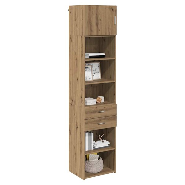 vidaXL Highboard Artisan Oak 50 x 42,5 x 225 &epsilon;&kappa; &Epsilon;&pi;&epsilon;&xi;&epsilon;&rho;&gamma;&alpha;&sigma;&mu;έ&nu;&omicron; &xi;ύ&lambda;&omicron;