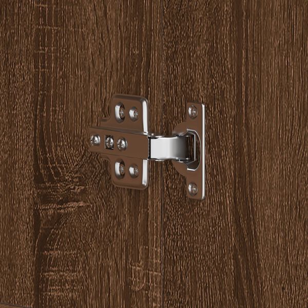 vidaXL Ντουλάπι Παπουτσιών Καφέ Δρυός 80x39x180 cm Φτιαγμένο Ξύλο