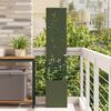 vidaXL Οθόνη Ιδιωτικότητας Κήπου Floral Λαδί 32 x 140 εκ.