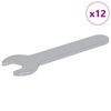 vidaXL &Delta;ί&chi;&alpha;&lambda;&omicron; 12 &tau;&epsilon;&mu;. &Alpha;&sigma;&eta;&mu;ί 10 mm &Sigma;ί&delta;&epsilon;&rho;&omicron;