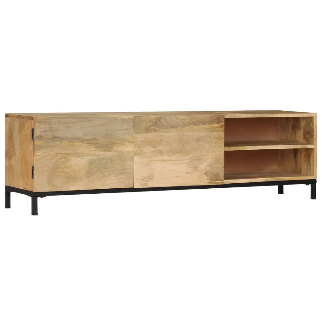 vidaXL Έπιπλο Τηλεόρασης 145 x 30 x 41 εκ. από Μασίφ Ξύλο Μάνγκο