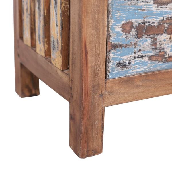 vidaXL Κομοδίνο 41 x 30 x 50 εκ. από Μασίφ Ξύλο Μαόνι
