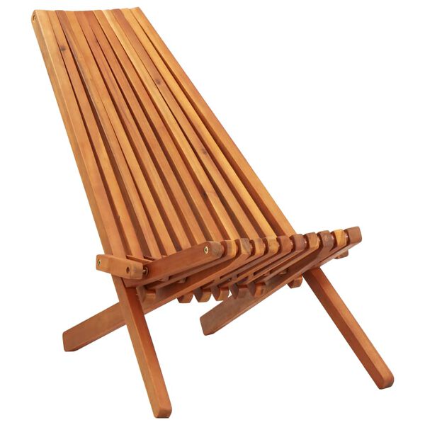 vidaXL Καρέκλες Lounge Εξ. Χώρου Πτυσσόμενες 2 τεμ. Μασίφ Ξύλο Ακακίας