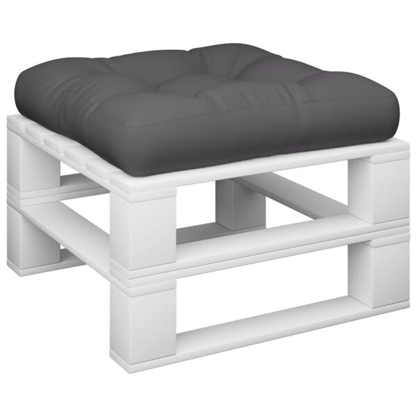 vidaXL Μαξιλάρι Παλέτας Ανθρακί 60 x 61,50 x 12 εκ. Υφασμάτινο