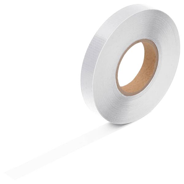 vidaXL Ταινία Ανακλαστική Λευκή 2,5 εκ. x 50 μ. από PVC