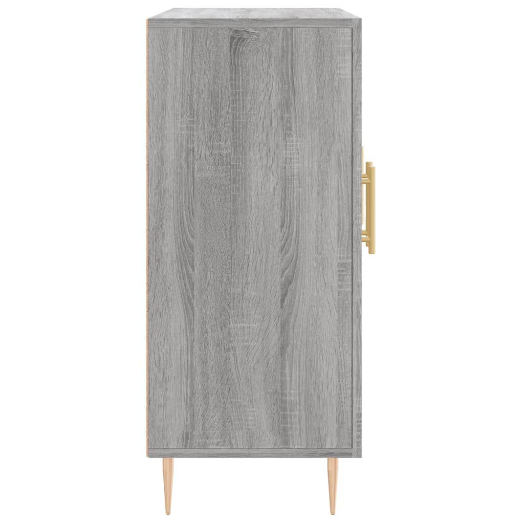 vidaXL Ντουλάπι Γκρι Sonoma 90 x 34 x 80 εκ. από Επεξεργασμένο Ξύλο