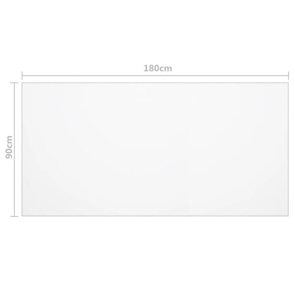 vidaXL Προστατευτικό Τραπεζιού Ματ 180 x 90 εκ. / 1,6 χιλ. από PVC
