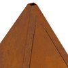 vidaXL Φωτιά Καφέ 50 x 50 x 51 εκ. Ατσάλι σκληρυθέν στον αέρα