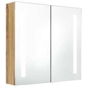 vidaXL &Kappa;&alpha;&theta;&rho;έ&phi;&tau;&eta;&sigmaf; &Mu;&pi;ά&nu;&iota;&omicron;&upsilon; &mu;&epsilon; &Nu;&tau;&omicron;&upsilon;&lambda;ά&pi;&iota; & &Phi;&omega;&tau;&iota;&sigma;&mu;ό LED &Delta;&rho;&upsilon;ό&sigmaf; 62x14x60 &epsilon;&kappa;.