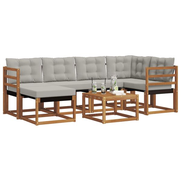 vidaXL &Sigma;&epsilon;&iota;&rho;ά &Kappa;&alpha;&nu;&alpha;&pi;έ &Epsilon;&xi;&omega;&tau;&epsilon;&rho;&iota;&kappa;&omicron;ύ 7 pcs &Phi;&upsilon;&sigma;&iota;&kappa;ό &kappa;&alpha;&iota; &Alpha;&nu;&omicron;&iota;&chi;&tau;ό &Gamma;&kappa;&rho;&iota;