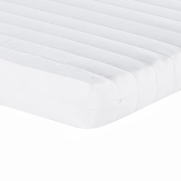 vidaXL Καναπές Κρεβάτι Συρόμενος Ροζ 90x200 εκ. Βελούδινος Στρώματα