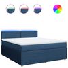 vidaXL &Kappa;&rho;&epsilon;&beta;ά&tau;&iota; Boxspring &mu;&epsilon; &Sigma;&tau;&rho;ώ&mu;&alpha; &Mu;&pi;&lambda;&epsilon; 180x200 &epsilon;&kappa;. &Upsilon;&phi;&alpha;&sigma;&mu;ά&tau;&iota;&nu;&omicron;