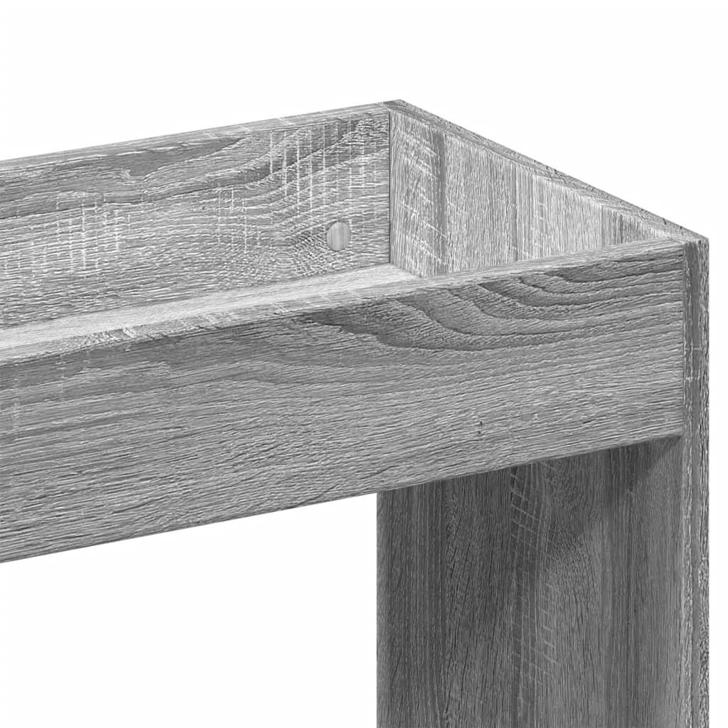 vidaXL Ντουλάπι Γκρι Sonoma 92x33x100 εκ. από Επεξεργασμένο Ξύλο