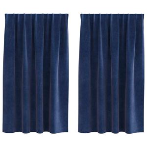 vidaXL &Kappa;&omicron;&upsilon;&rho;&tau;ί&nu;&epsilon;&sigmaf; &sigma;&upsilon;&sigma;&kappa;ό&tau;&iota;&sigma;&eta;&sigmaf; 2 pcs &Sigma;&kappa;&omicron;ύ&rho;&omicron; &Mu;&pi;&lambda;&epsilon; 140 x 140 cm &Beta;&epsilon;&lambda;&omicron;ύ&delta;&omicron;
