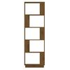 vidaXL Βιβλιοθήκη/Διαχωριστικό Χώρου Μελί 51x25x163,5 εκ. Μασίφ Ξύλο