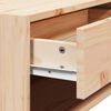 vidaXL Κομοδίνο με συρτάρι Καφέ 50 x 32.5 x 24 εκ Μασίφ ξύλο πεύκου