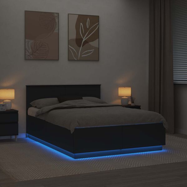 vidaXL &Sigma;&kappa;&epsilon;&lambda;&epsilon;&tau;ό&sigmaf; &Kappa;&rho;&epsilon;&beta;&alpha;&tau;&iota;&omicron;ύ &Mu;&alpha;ύ&rho;&omicron; 150 x 200 cm &Epsilon;&pi;&epsilon;&xi;&epsilon;&rho;&gamma;&alpha;&sigma;&mu;έ&nu;&omicron; &xi;ύ&lambda;&omicron;