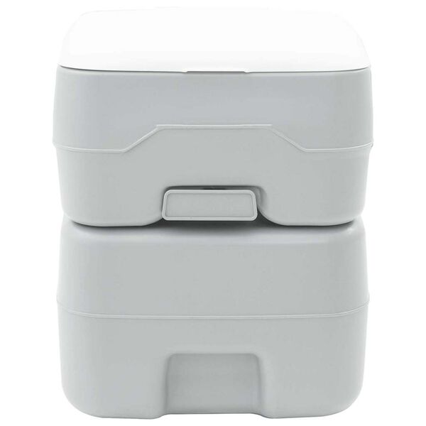vidaXL Τουαλέτα Κάμπινγκ Γκρι 41.5 x 36.5 x 42 εκ.