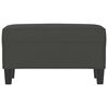 vidaXL Πάγκος Σκούρο Γκρι 70 x 35 x 41 εκ. από Ύφασμα Μικροϊνών