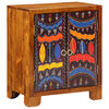 vidaXL Sideboard Πολύχρωμο 50x35x60 μασίφ ξύλο ακακίας