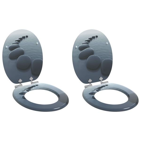 vidaXL &Kappa;&alpha;&lambda;ύ&mu;&mu;&alpha;&tau;&alpha; &Lambda;&epsilon;&kappa;ά&nu;&eta;&sigmaf; Soft Close 2 &tau;&epsilon;&mu;. &Sigma;&chi;έ&delta;&iota;&omicron; &Pi;έ&tau;&rho;&epsilon;&sigmaf; &alpha;&pi;ό MDF