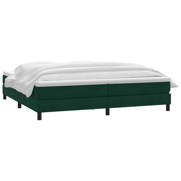 vidaXL &Kappa;&rho;&epsilon;&beta;ά&tau;&iota; Boxspring &mu;&epsilon; &Sigma;&tau;&rho;ώ&mu;&alpha; &Sigma;&kappa;&omicron;ύ&rho;&omicron; &Pi;&rho;ά&sigma;&iota;&nu;&omicron; 200x210&epsilon;&kappa;. &Beta;&epsilon;&lambda;&omicron;ύ&delta;&iota;&nu;&omicron;
