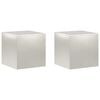 vidaXL &Beta;ά&sigma;&eta; &phi;&upsilon;&tau;ώ&nu; 2 pcs &Alpha;&sigma;&eta;&mu;ί 40 x 40 x 40 cm &Alpha;&tau;&sigma;ά&lambda;&iota;