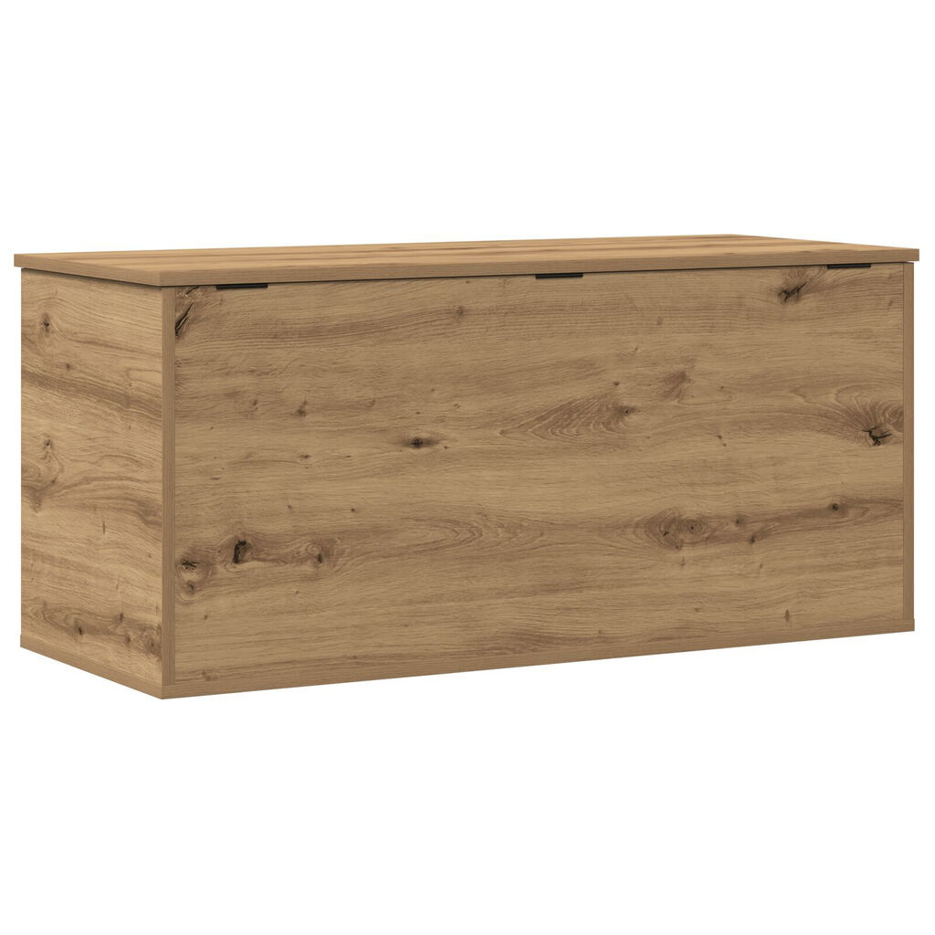 Κουτί αποθήκευσης vidaXL με καπάκι Artisan Oak 100x42x46 εκ. από Κατασκευασμένο Ξύλο