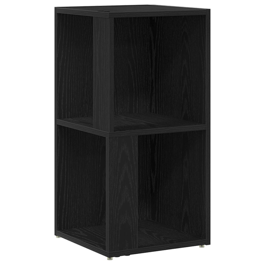 vidaXL Γωνιακά ράφια Μαύρη δρυς 33 x 33 x 67 cm Επεξεργασμένο ξύλο