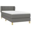 vidaXL &Kappa;&rho;&epsilon;&beta;ά&tau;&iota; Boxspring &mu;&epsilon; &Sigma;&tau;&rho;ώ&mu;&alpha; &Sigma;&kappa;&omicron;ύ&rho;&omicron; &Gamma;&kappa;&rho;&iota; 100x200 &epsilon;&kappa;. &Upsilon;&phi;&alpha;&sigma;&mu;ά&tau;&iota;&nu;&omicron;