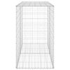 vidaXL Συρματοκιβώτιο Τοίχος 150x60x100 εκ. Γαλβαν.Χάλυβας + Καλύμματα