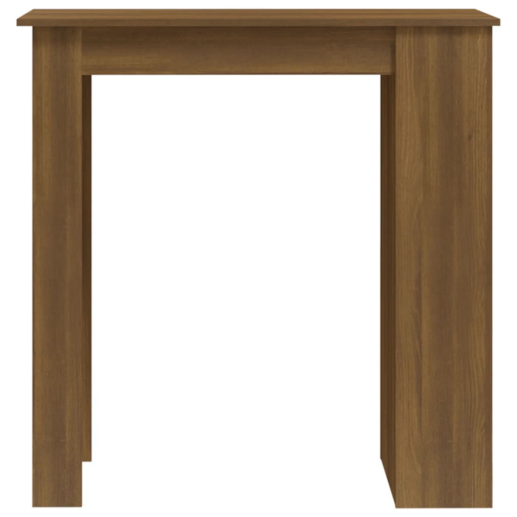 vidaXL Τραπέζι Μπαρ με Ράφια Sonoma Δρυς 102x50x103,5 εκ. Επεξ. Ξύλο