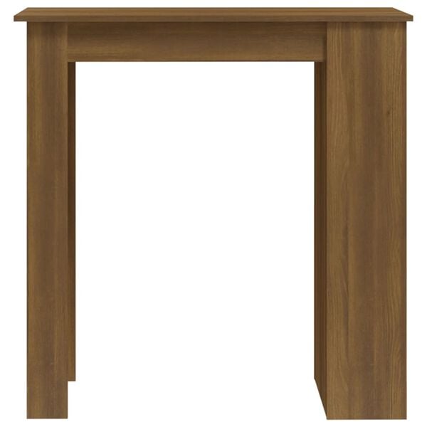 vidaXL Τραπέζι Μπαρ με Ράφια Sonoma Δρυς 102x50x103,5 εκ. Επεξ. Ξύλο