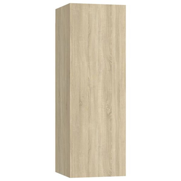 vidaXL Έπιπλο Τηλεόρασης 2 τεμ. Sonoma Δρυς 30,5x30x90 εκ. Επεξ. Ξύλο