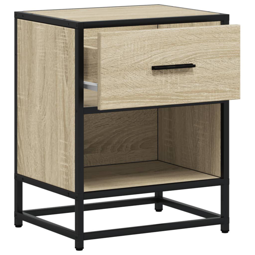 vidaXL Κομοδίνα Sonoma Δρυς 40x31x50 εκ. Επεξεργασμένο Ξύλο