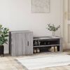 vidaXL Παπουτσοθήκη Γκρι Sonoma 130x35x54 εκ. από Επεξεργασμένο Ξύλο