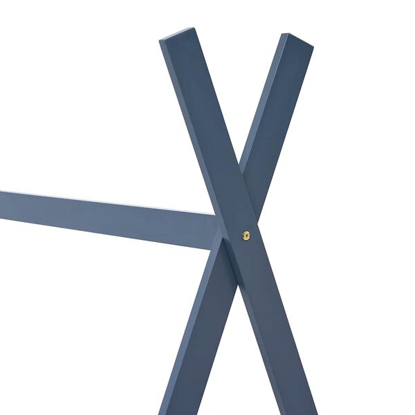 vidaXL Πλαίσιο Κρεβατιού Παιδικό Γκρι 70 x 140 εκ. Μασίφ Ξύλο Πεύκου