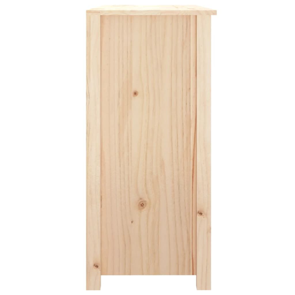 vidaXL Ντουλάπι 100 x 35 x 74 εκ. από Μασίφ Ξύλο Πεύκου