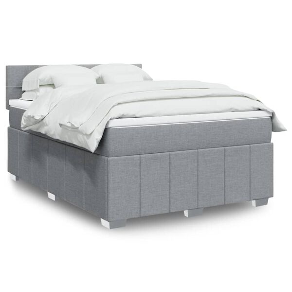 vidaXL &Kappa;&rho;&epsilon;&beta;ά&tau;&iota; Boxspring &mu;&epsilon; &Sigma;&tau;&rho;ώ&mu;&alpha; &Alpha;&nu;. &Pi;&rho;ά&sigma;&iota;&nu;&omicron; 160x200&epsilon;&kappa; &Upsilon;&phi;&alpha;&sigma;&mu;ά&tau;&iota;&nu;&omicron;