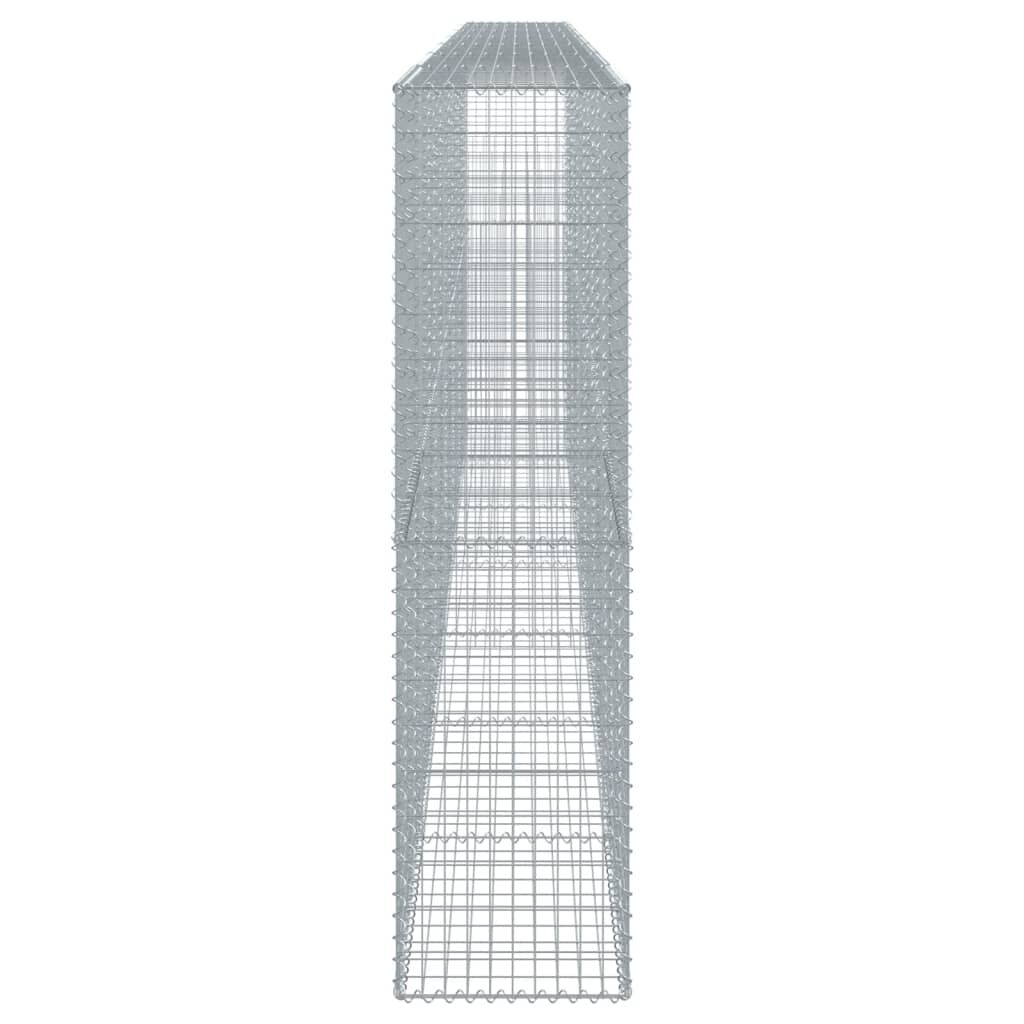 vidaXL Συρματοκιβώτιο με Κάλυμμα 700x50x200εκ. από Γαλβανισμένο Χάλυβα