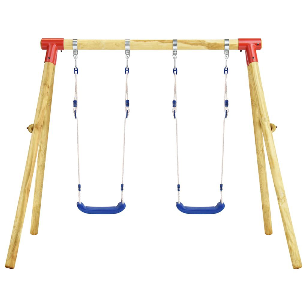 vidaXL Σετ Κούνιας Παιδικό 230 x 130 x 166 εκ. από Ξύλο Πεύκου