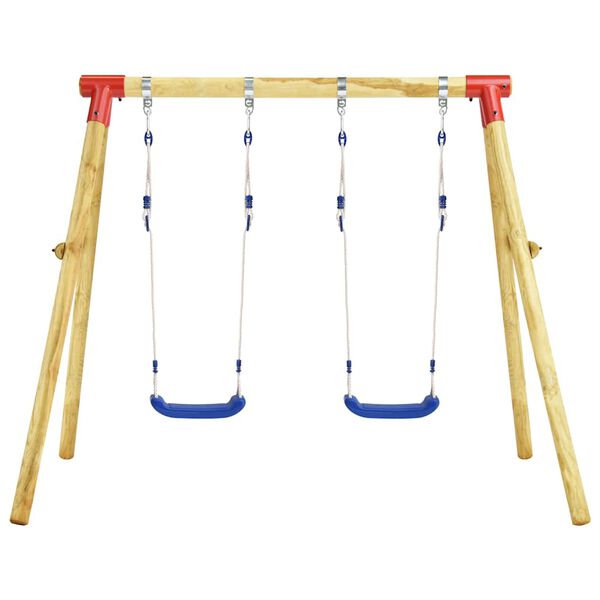 vidaXL Σετ Κούνιας Παιδικό 230 x 130 x 166 εκ. από Ξύλο Πεύκου